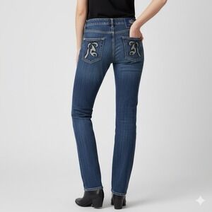 Victoria Beckham Rock & Republic Y2K Jeans 30x28 Indie Sleaze Glam Rock‎